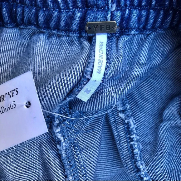 Young Fabulous & Broke Denim Maxi Skirt YFB Size Medium Modal Super Soft NWT - Picture 8 of 11